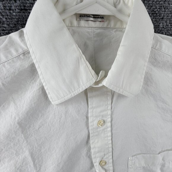 Gitman Bros USA Cotton 15.5 36 Broadcloth TTX White American Shirt Long Sleeve - Picture 2 of 16